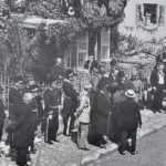 La visite présidentielle de mai 1923, ici devant la maison Pasteur à Arbois.